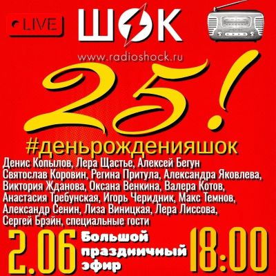 Radio SHOCK's Birthday (06/02/2026)
